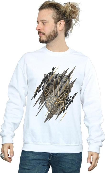 Produktbild Schwarzer Panther Gold Kopf Baumwolle Sweatshirt (M)