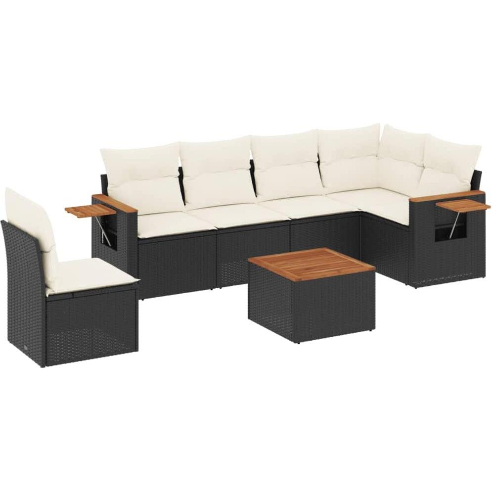 VidaXL, Gartenlounge, 10-tlg. Garten-Lounge-Set mit Kissen