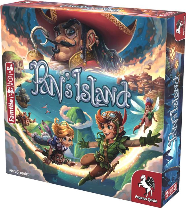 Produktbild Pegasus Pan's Island, Brettspiel, 2-5 Spieler, ab 8 Jahren, DE-Version (Deutsch, 2 - 5 Spieler)