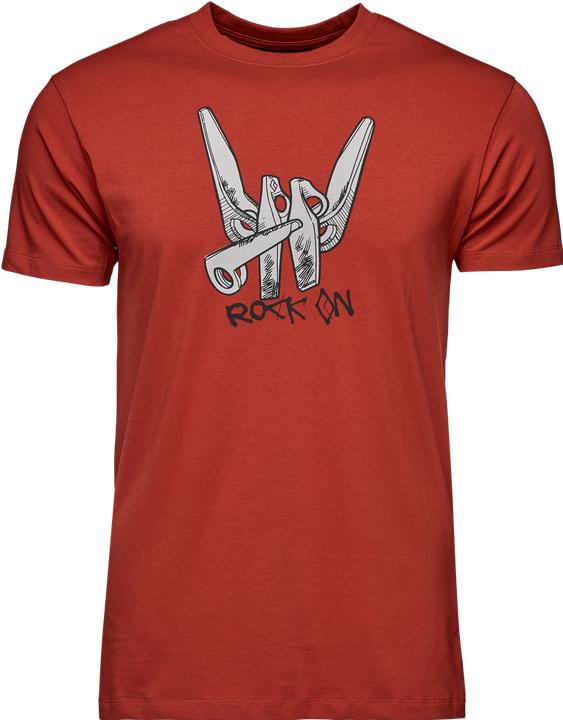 Actual product image Black Diamond M Bd Rock On Ss Tee (XS)