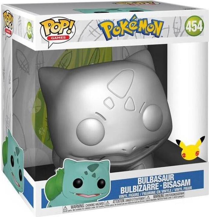 Funko POP! - Pokémon: Bulbasaur Silver - Super Sized
