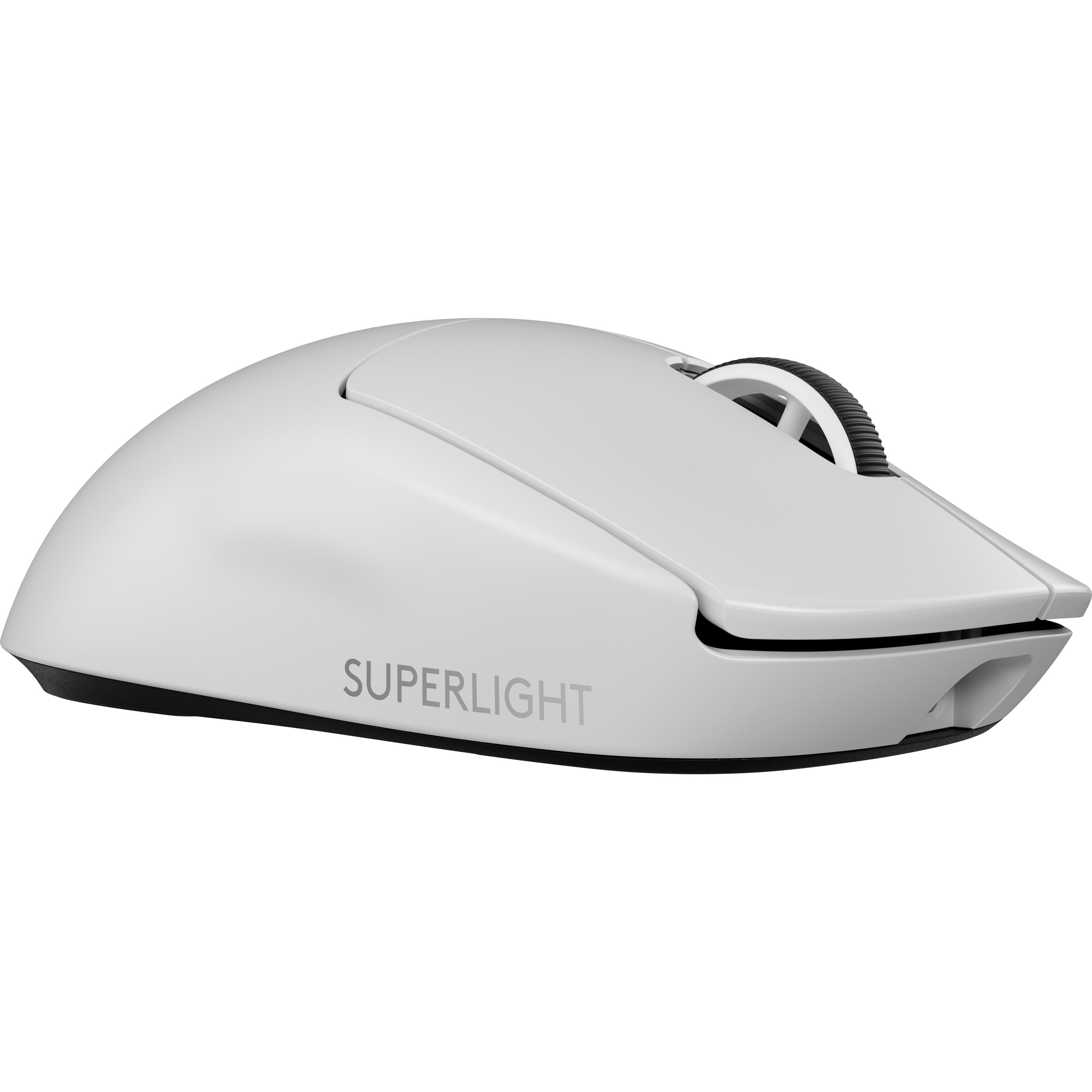 Logitech G G Pro X Superlight 2 (Kabellos, Kabelgebunden), Maus, Weiss