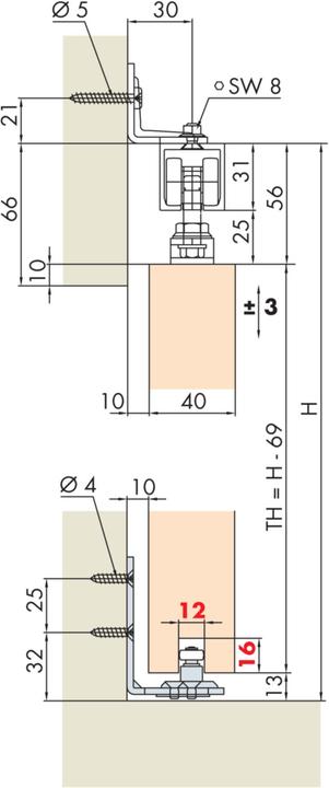 Produktbild HAWA Schiebetürbeschläge