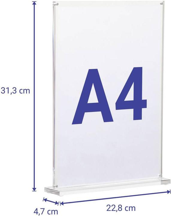Produktbild Maul Tischaufsteller Acryl-Tischaufsteller MAULvision A4 (A4)