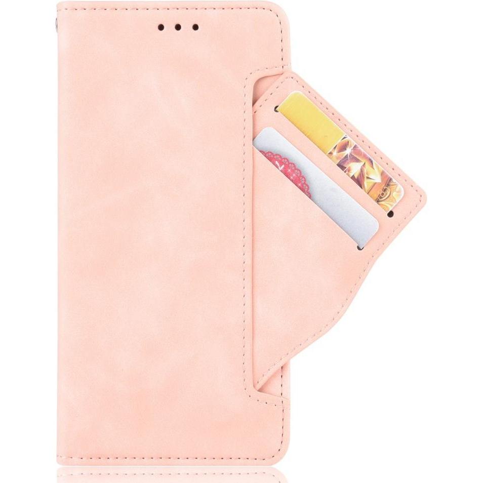 Thumbnail - Cover-Discount Galaxy A32 5G - Etui mit vielen Kartenfächer rosa (Samsung Galaxy A32 5G), Smartphone Hülle, Rosa