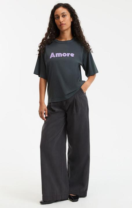 Immagine prodotto La Redoute Collections T-Shirt mit Schriftzug und rundem Ausschnitt (S)