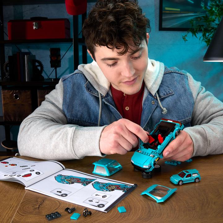 Actual product image Mattel Brick Shop Hot Wheels Speed Honda 2