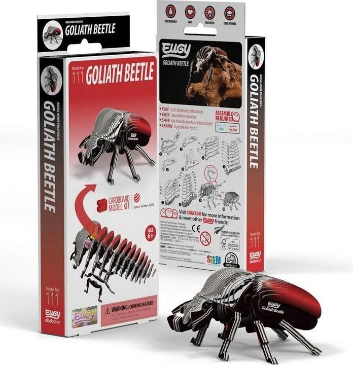 Fat Brain Toys Goliathkäfer Eugy Eco 3D-Puzzle