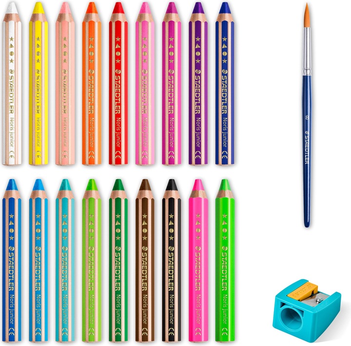 Produktbild Staedtler Buntstift Noris jun 18ST (Mehrfarbig, 18 x)
