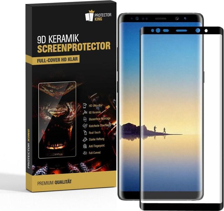 Produktbild Protectorking 2x Ceramic-Glass Full Cover HD Klar (2 Stück, Samsung Galaxy Note 9)