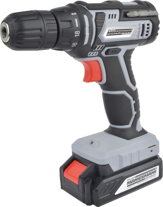 Actual product image Mannesmann Cordless drill screwdriver 20V