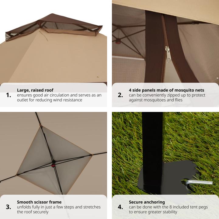 Produktbild tectake Carabobo (364 cm, 364 cm)