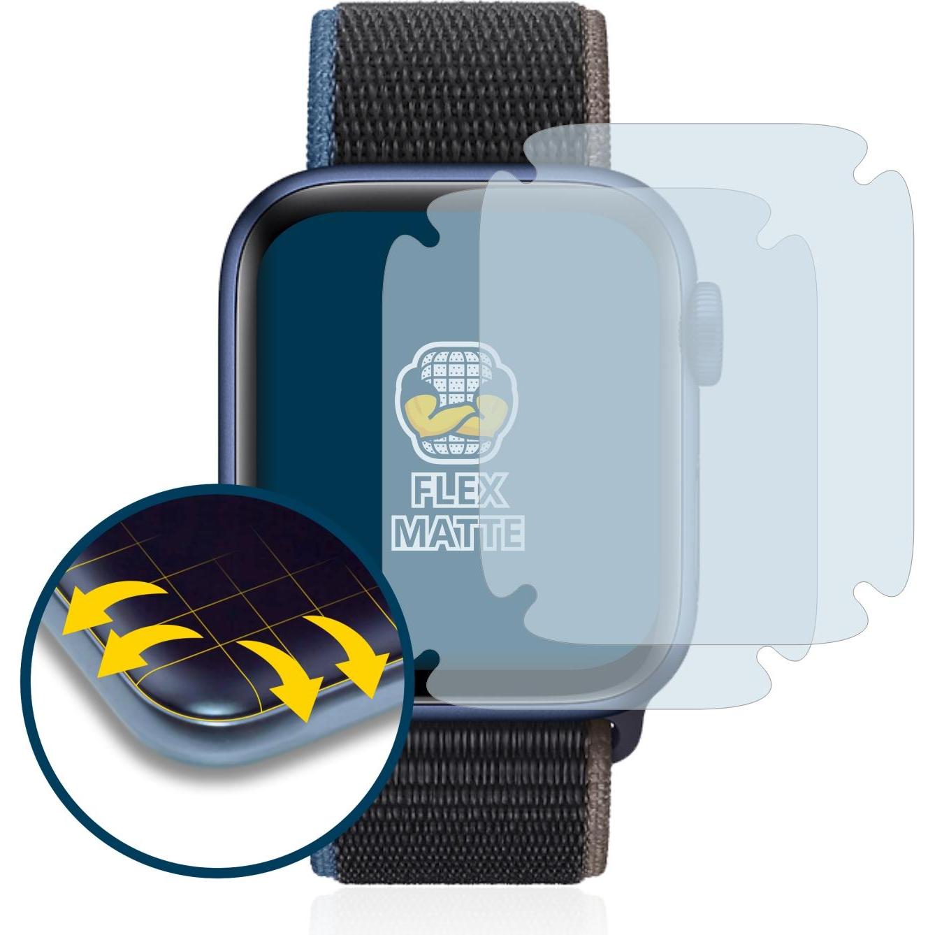 Thumbnail - BROTECT Full-Cover Displayschutz Matt, Smartwatch Schutzfolie, Grau