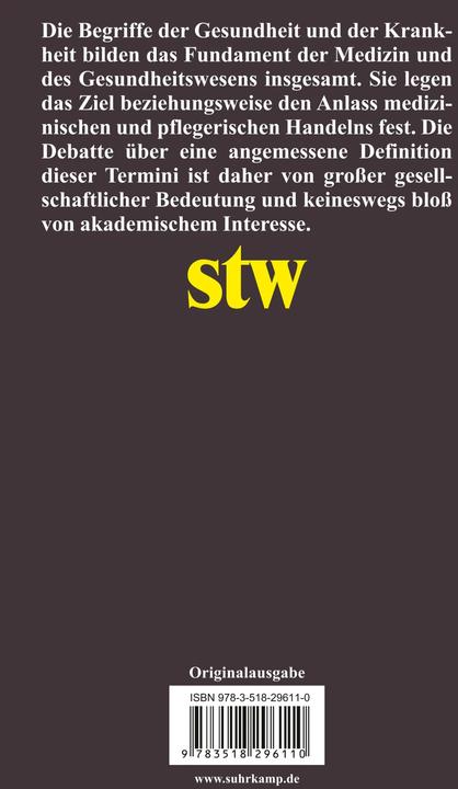 Produktbild Krankheitstheorien (Deutsch, Thomas Schramme, 2012)