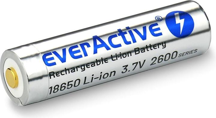 Image du produit Everactive ACCUMULATEUR 18650 3 7V LI-ION 2600MAH MICRO USB ZABEZPIECZENIEM BOX EV18650-2 (1 pcs, 18650, 2600 mAh)