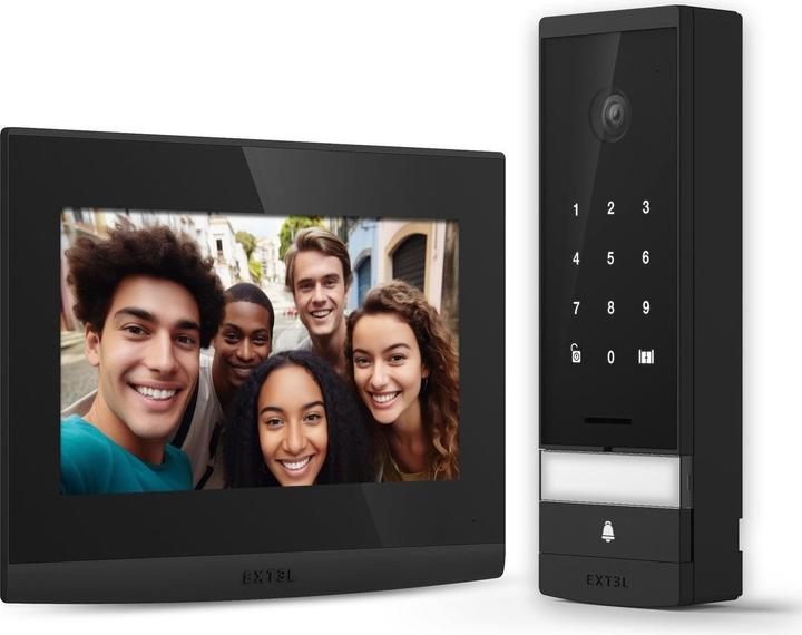 Image du produit Extel Open 3K Wifi intercom met camera - bedraad - met keypad