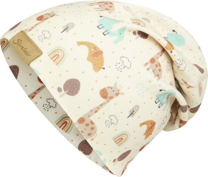 Actual product image Sterntaler Mütze Beanie Giraffen Natur Gr. 47 (47)