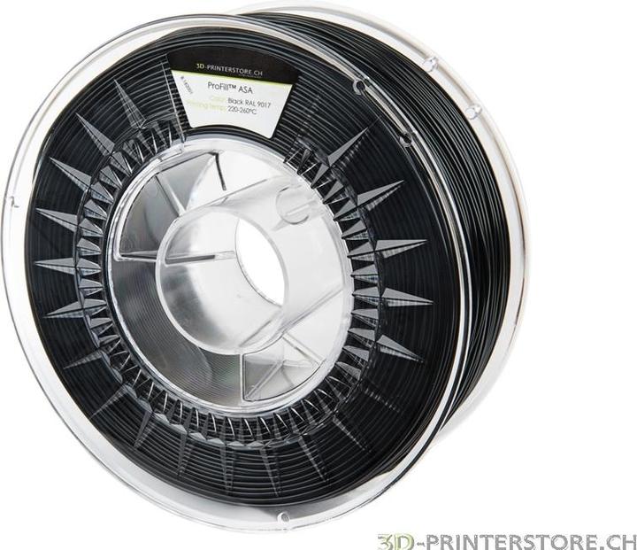 Immagine prodotto 3d-printerstore.ch Filamento ASA ProFill 1,75 mm 1 kg nero profondo (ASA, 1.75 mm, 1000 g, Nero)