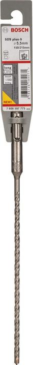 Actual product image Bosch Professional Zubehör Hammerbohrer SDS plus-5, 5,5 x 150 x 215 mm (5.5 mm)