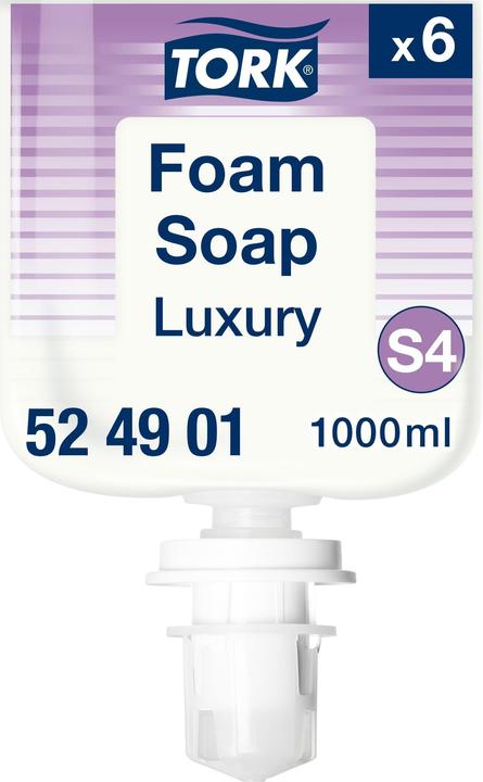 Actual product image Tork FOAM SOAP TROK LUXURY S4 1000ML (Device, Liquid soap, 1000 ml)