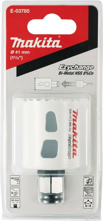 Actual product image Makita EZYCHANGE BIM hole saw E-03785 (41 millimetres)