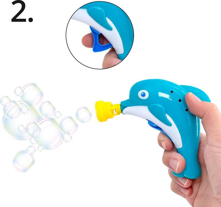 Actual product image Idena Bubble gun dolphin