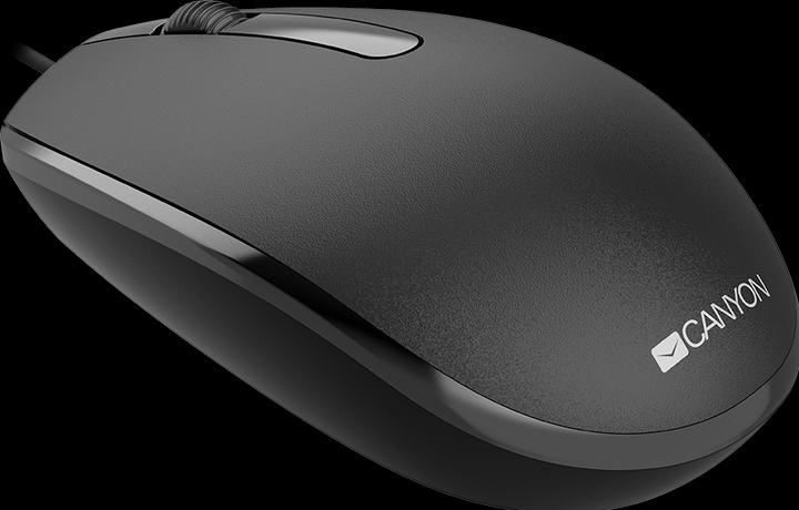 Immagine prodotto Canyon Mouse ottico con cavo M-10, nero (Cablato)