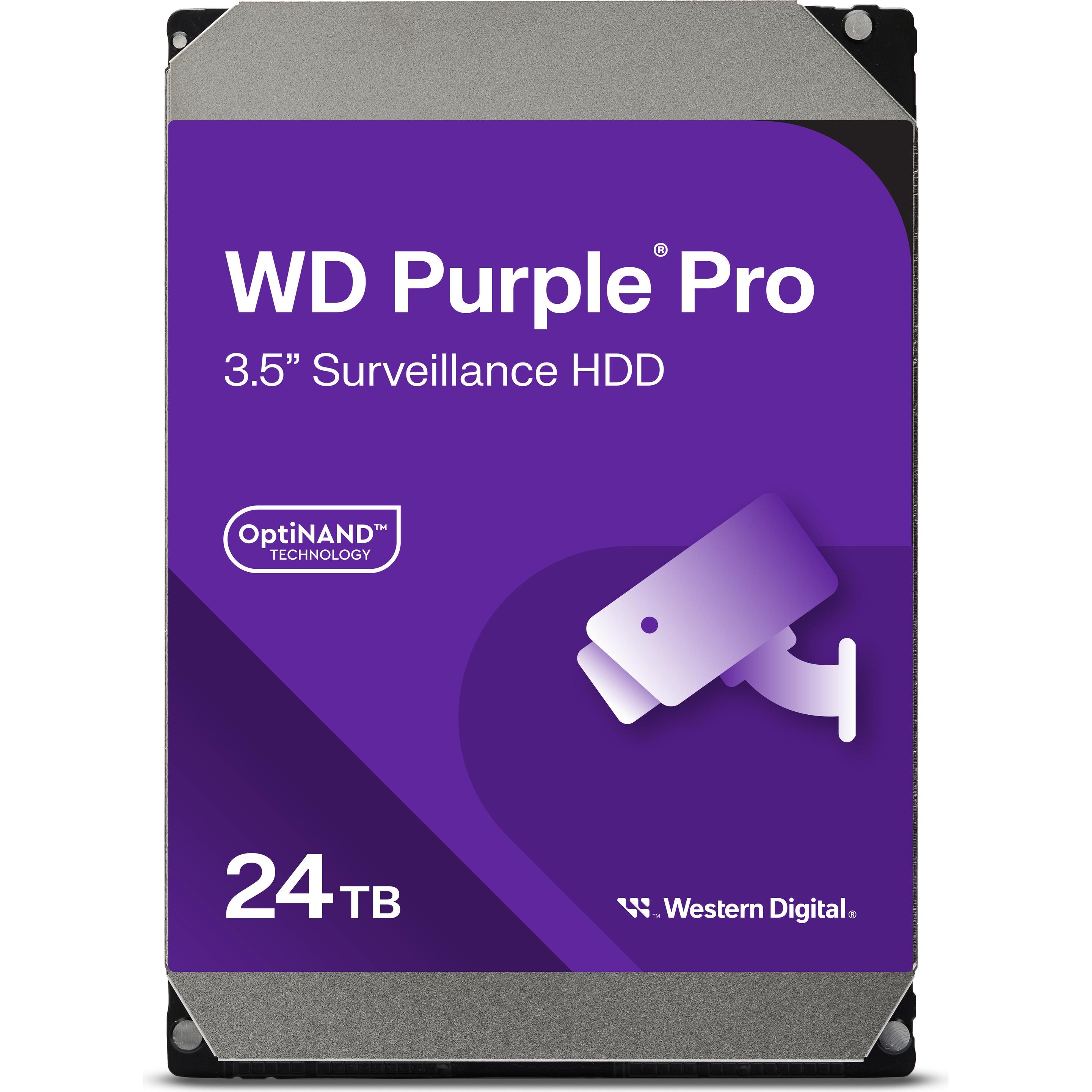 WD Purple Pro (24 TB, 3.5", CMR), Festplatte