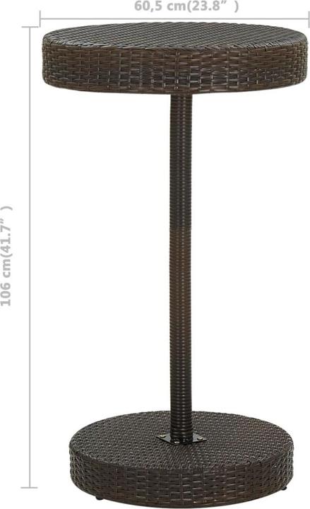 Produktbild vidaXL Bar-Set (60.50 x 60.50 x 106 cm)