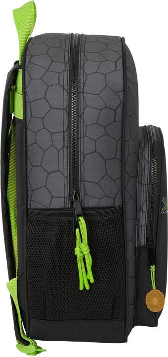 Actual product image Teenage Mutant NT School Backpack Black Grey 33 x 42 x 14 cm