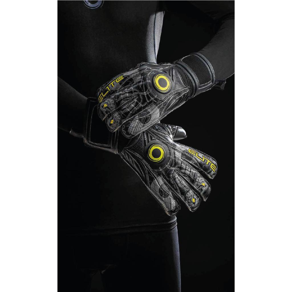 Thumbnail - Elite, Handschuhe, Torwarthandschuhe Vibora, Gelb, Schwarz, (6)