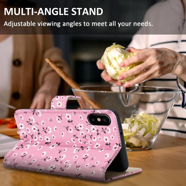 Actual product image Cadorabo Book cover with print (Apple iPhone X)