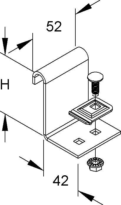 Actual product image Niedax Connection piece (Duct, 5.60 cm)