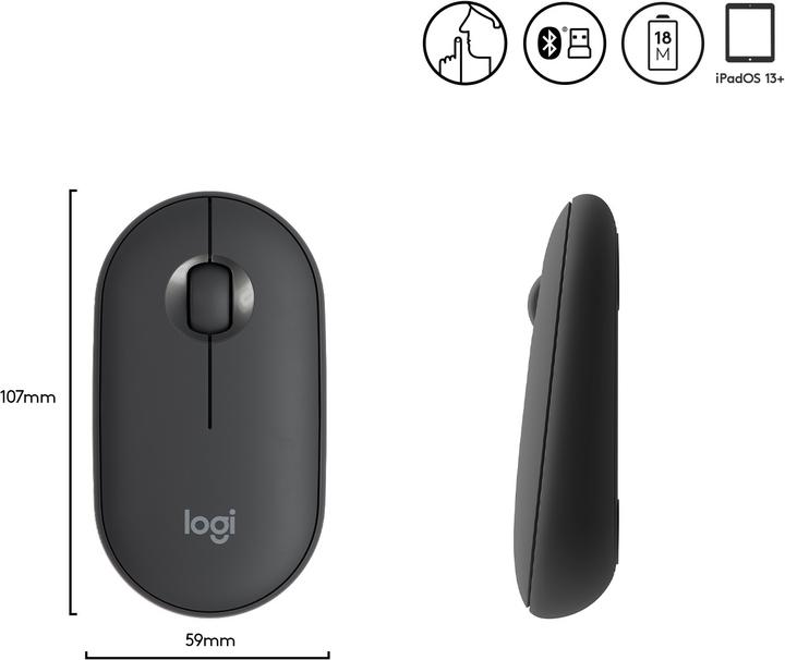 Image du produit Logitech Galet M350 (Sans fil)