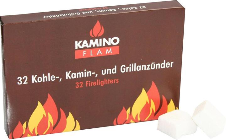 Actual product image Kamino-Flam Barbecue lighter Charcoal lighter, 32 pieces