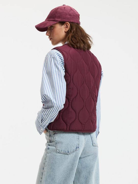 Produktbild La Redoute Collections Steppgilet mit Druckknöpfen (40)