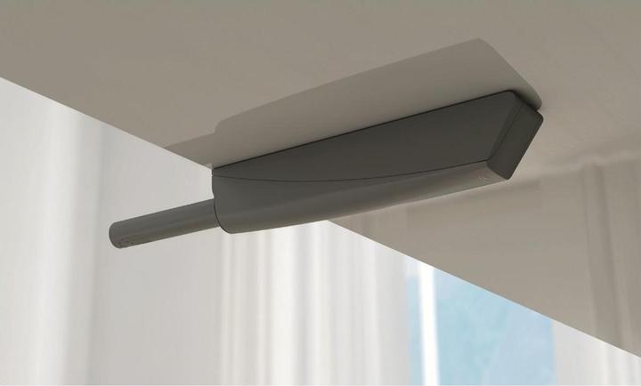 Produktbild Italiana Ferramenta Druckschnapper Möbeldämpfer Hub 37 mm K-Push Tech Strong mit Magnet grau (1 Stk.)