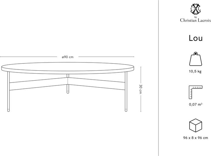 Actual product image CXL by Christian Lacroix Lou (90 x 90 x 30 cm)