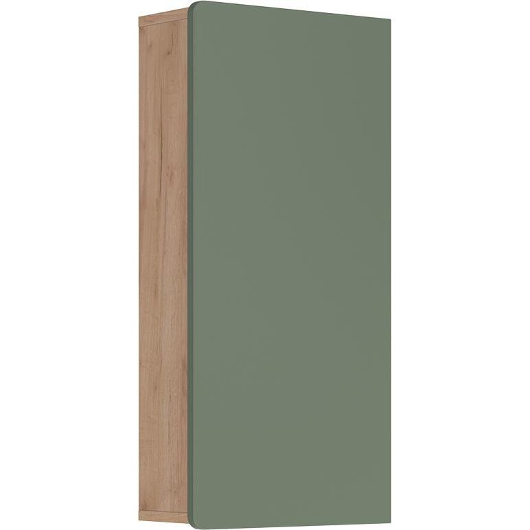 Vichy, Badezimmerschrank, Hängeschrank Izan, Goldkraft Eiche/Grün