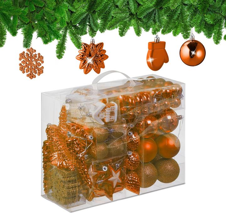 Oranje in glitter, matte en glanzende look