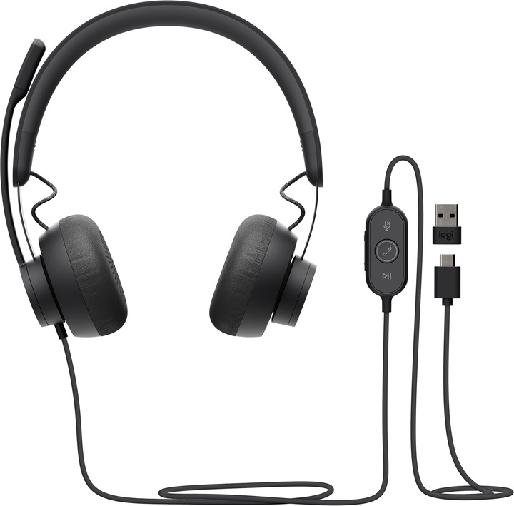 Actual product image Logitech Zone 750 (Cable, USB-C)
