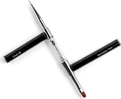 Excellent PRO Decoration Brush 2 In 1 7mm Oval 4