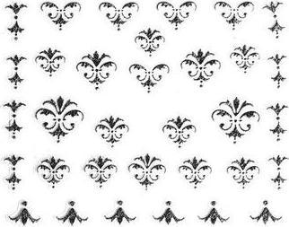 Beautynails Bna Baroque Precious Stone Ornament Silver