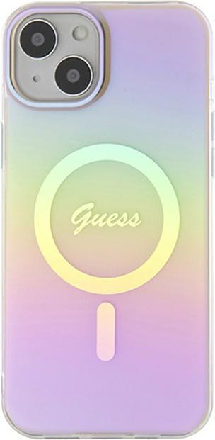 Produktbild Guess GUHMP15SHITSP iPhone 15 6.1" różowy/pink hardcase IML Iridescent MagSafe (Apple iPhone 15)
