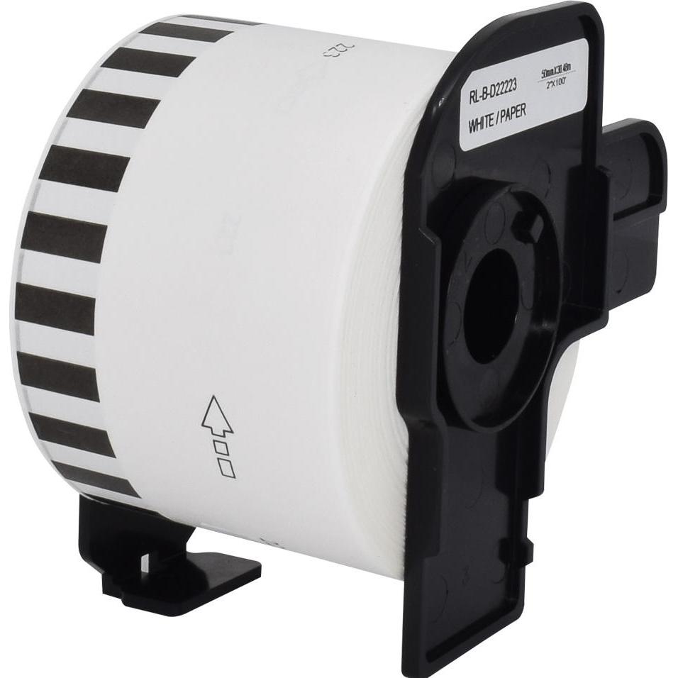 Neutral, Rotolo di etichette, BROTHER PT DK22223 ETICHETTE bianche QL550 30,48mx50mm