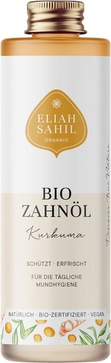 Immagine prodotto Eliah Sahil Olio biologico per denti alla curcuma (100 ml)