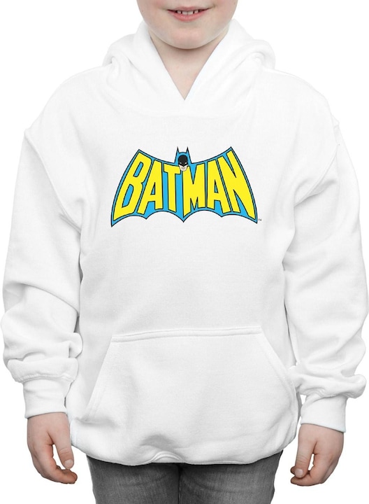 Immagine prodotto Batman Retro Logo Felpa con Cappuccio Ragazzi (140, 146)