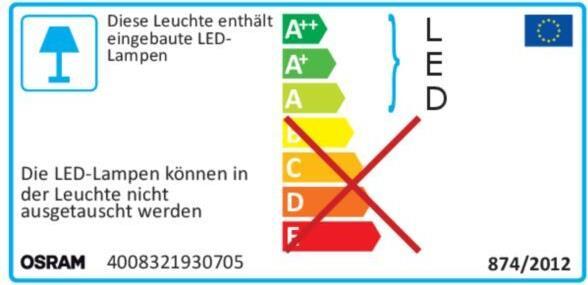 Energie-Label Osram Dot-it