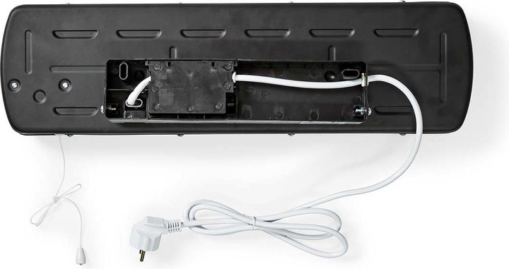 Actual product image Nedis HTBA10GY Bathroom Rapid Heater 1200W 12m² Grey (1200 W)