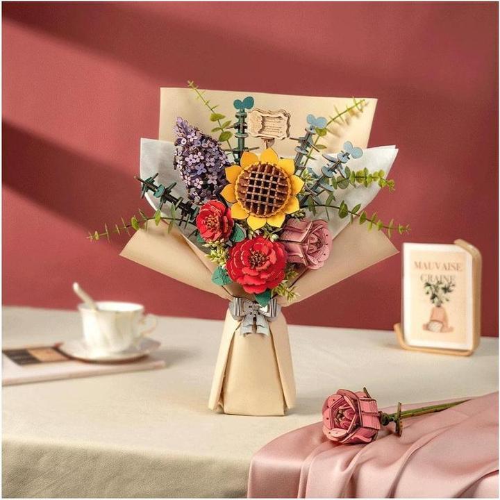 Actual product image Robotime Bouquet